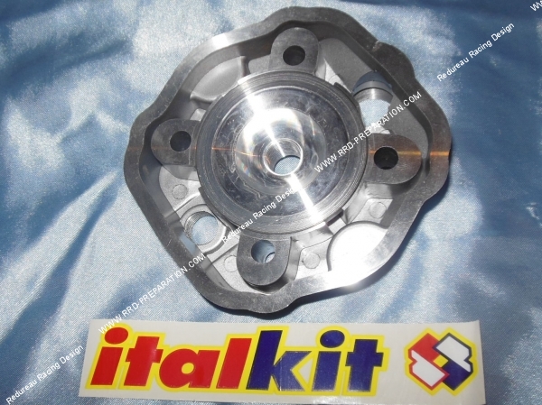 vue Culasse à plot complète pour kit ITALKIT 70cc Ø47,6mm aluminium sur DERBI euro 3