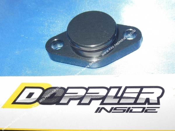 vue Obturateur de pompe à huile DOPPLER noir pour supression de pompe à huile sur Minarelli vertical et horizontal