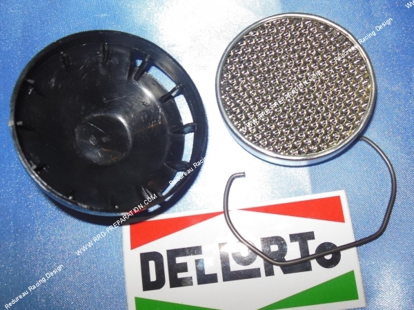 vue Filtre a air + cache + tringle pour carburateur SHA 15 et 16mm  DELLORTO Origine