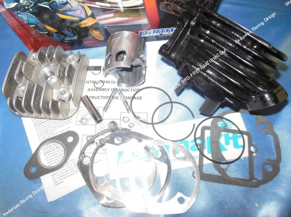 View Kit 70cc Ø47mm (axis of 1012mm) Cast iron PARMAKIT Sport minarelli vertical (booster rocket, bws, ...) vue Kit 70cc Ø47mm (axe de 1012mm) fonte PARMAKIT Sport minarelli vertical (booster, bws, ...)