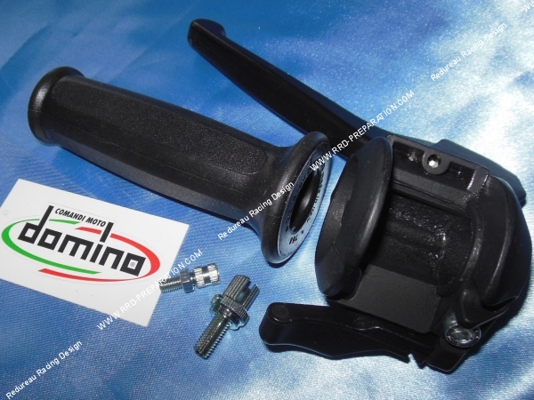 vue Levier de frein gauche DOMINO complet avec starter pour MBK 51 Magnum Racing, Evasion, Passion...