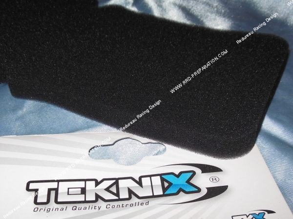 vue Mousse de filtre à air TEKNIX pour boite à air d’origine MBK X-POWER, YAMAHA TZR...