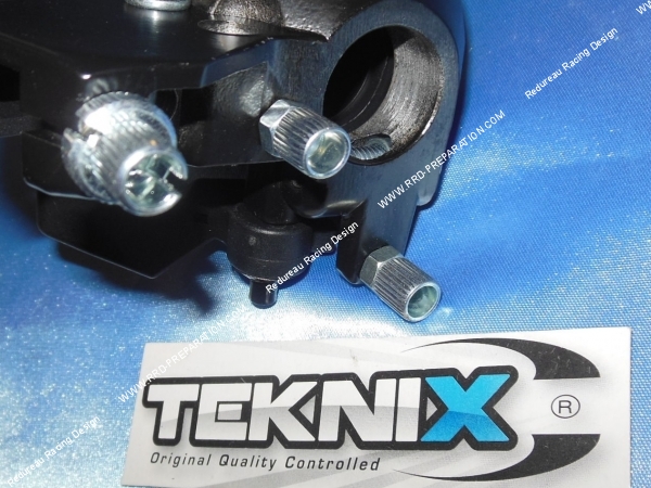 vue Poignée d’accélérateur TEKNIX type origine complet avec levier de décompresseur pour MBK 51 Magnum Racing, Evasion, Passion...