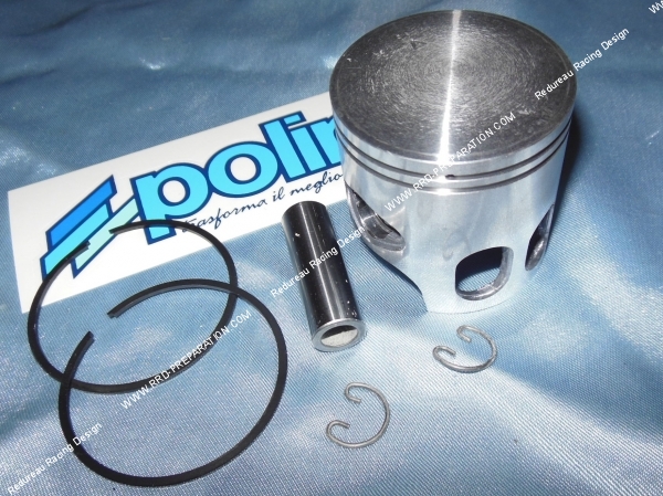 vue Piston bi segment POLINI Ø47mm pour kit 70cc POLINI Sport bi-segment sur KEEWAY, CPI,...