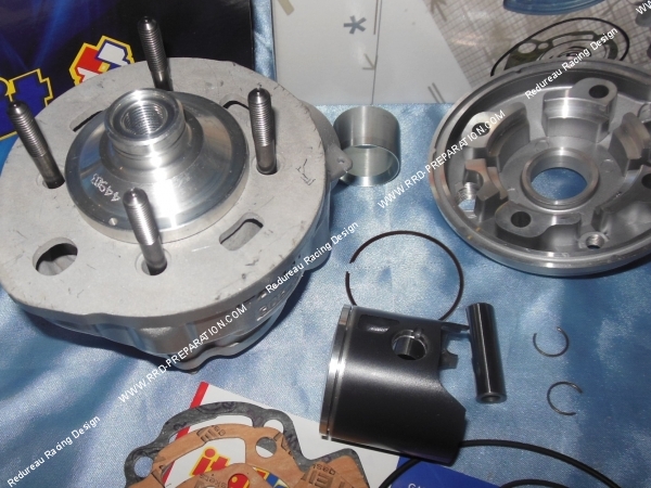 vue plot culasse cylindre Pack ITALKIT Racing 85cc Ø50mm pour mécaboite moteur minarelli vue plot culasse cylindre Pack ITALKIT Racing 85cc Ø50mm pour mécaboite moteur minarelli