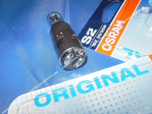 zoom Ampoule de phare S2 (BA20D) OSRAM ORIGINAL feu avant, lampe 12V 35  35w