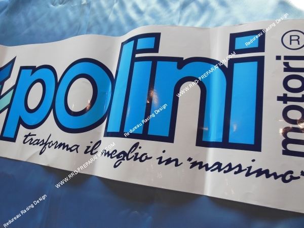 zoom Autocollant POLINI 98 X 33,5cm adhésif blue line