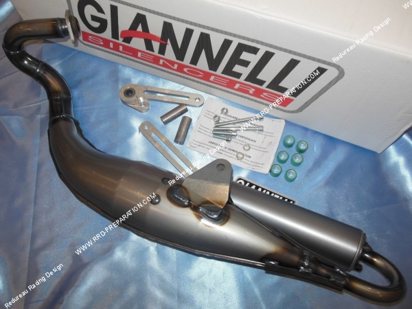 zoom échappement GIANNELLI EXTRA V2 pour scooter PIAGGIO  GILERA (Stalker, nrg mc2...)