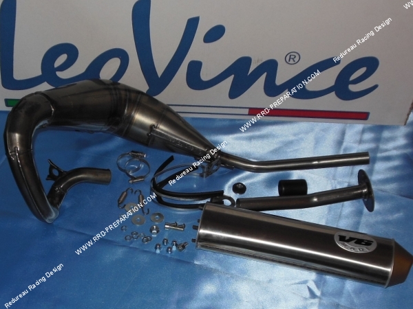 Exhaust LEOVINCE V6 high passage for PEUGEOT XP6 \u0026 MOTORHISPANIA RYZ before  2002