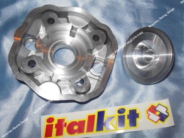 zoom Culasse à plot complète pour kit ITALKIT 70cc Ø47,6mm aluminium sur DERBI euro 3