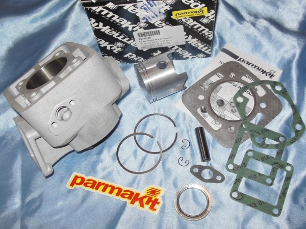 zoom Kit 100cc Ø55mm PARMAKIT aluminium pour moto YAMAHA DT, TZR, RD et YSR 80cc LC refroidissement liquide
