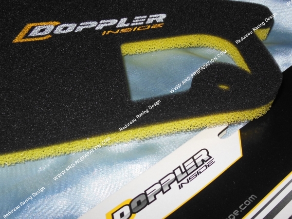 zoom Mousse de filtre à air DOPPLER pour boite à air d'origine scooter minarelli vertical (booster, bw's...)