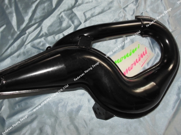 zoom Pot d’échappement SIMONINI Racing pour PIAGGIO VESPA ET5 125cc chomé ou noir silencieux alu ou carbone