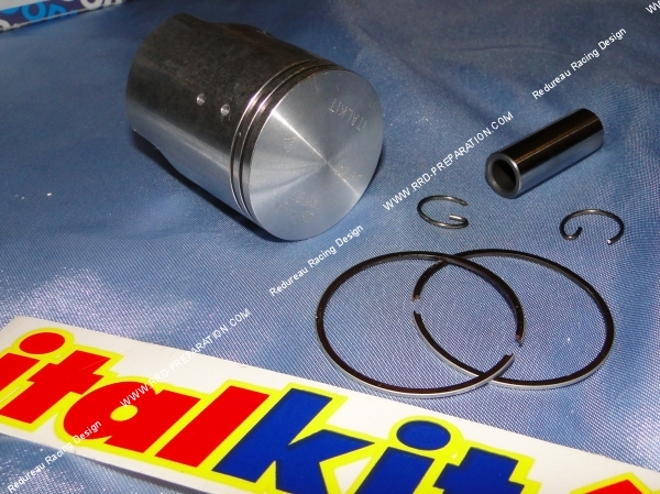 zoom piston bi segments complet italkit vertex 50cc 39,9mm derbi euro 1 euro 2