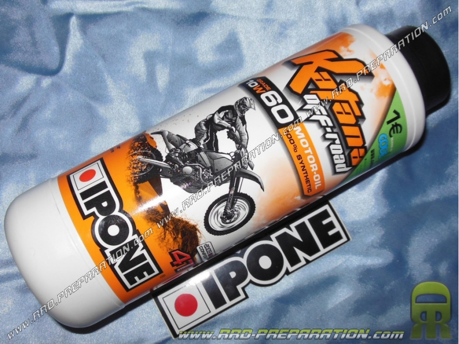 Aceite de motor 100% sintético 10W60 IPONE OFF-ROAD 4 tiempos 1L