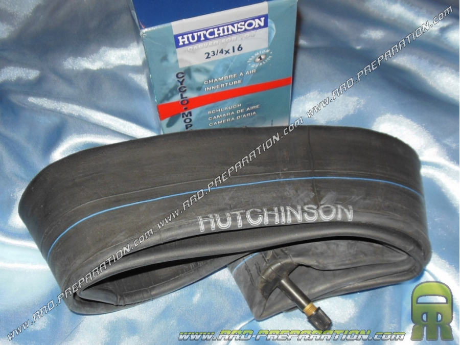 Cámara de aire HUTCHINSON 2 3/4 16 pulgadas válvula recta