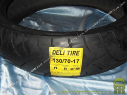 DELI TIRE 130/70 X 17" SB106R TL 62R neumático para moto, mécaboite, ciclomotor...