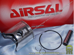 Piston mono segment AIRSAL by VERTEX traité anodizing Ø50mm axe 12mm pour kit 80cc AIRSAL Xtrem rouge sur DERBI Euro 3