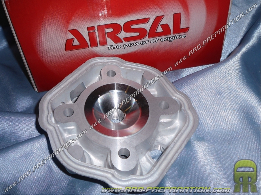 Ø50mm cylinder head for AIRSAL XTREM 80cc mono-segment kit on DERBI euro 3 engine