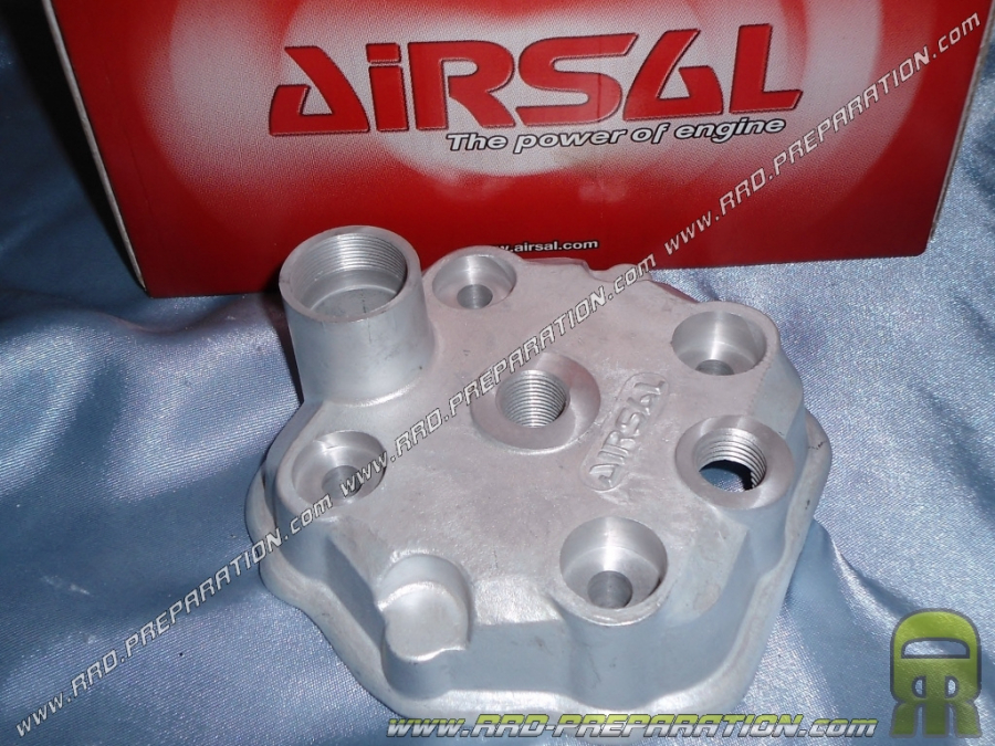 Ø50mm cylinder head for AIRSAL XTREM 80cc mono-segment kit on DERBI euro 1 and 2 engine