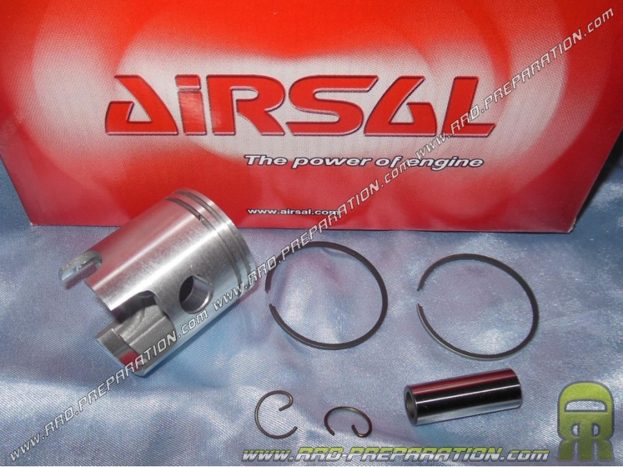 Pistón de dos segmentos AIRSAL Luxe Ø40mm para kit 50cc en Peugeot Ludix blaster & Jet force 50cc