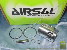 Piston AIRSAL bi-segment Ø40mm axe 10mm pour kit 50cc AIRSAL fonte sur minarelli vertical (booster, bws...)