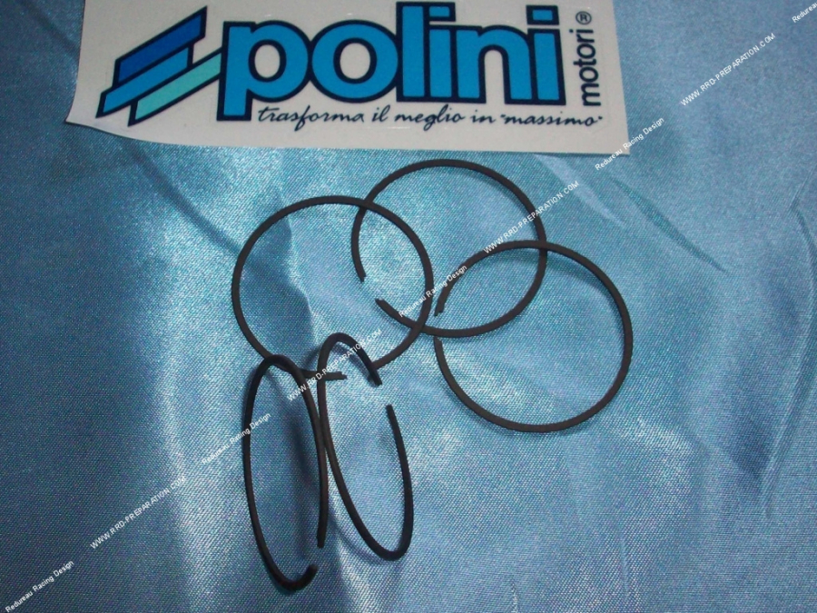 Segment POLINI Ø39X1mm pour kit 50cc POLINI W air et liquide sur MBK 51 / motobecane av10