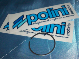 Segment POLINI Ø39X1mm chromé pour kit 50cc G1 & G2 (véritable adaptable sur replica) air et liquide sur MBK 51 / motobecane av1