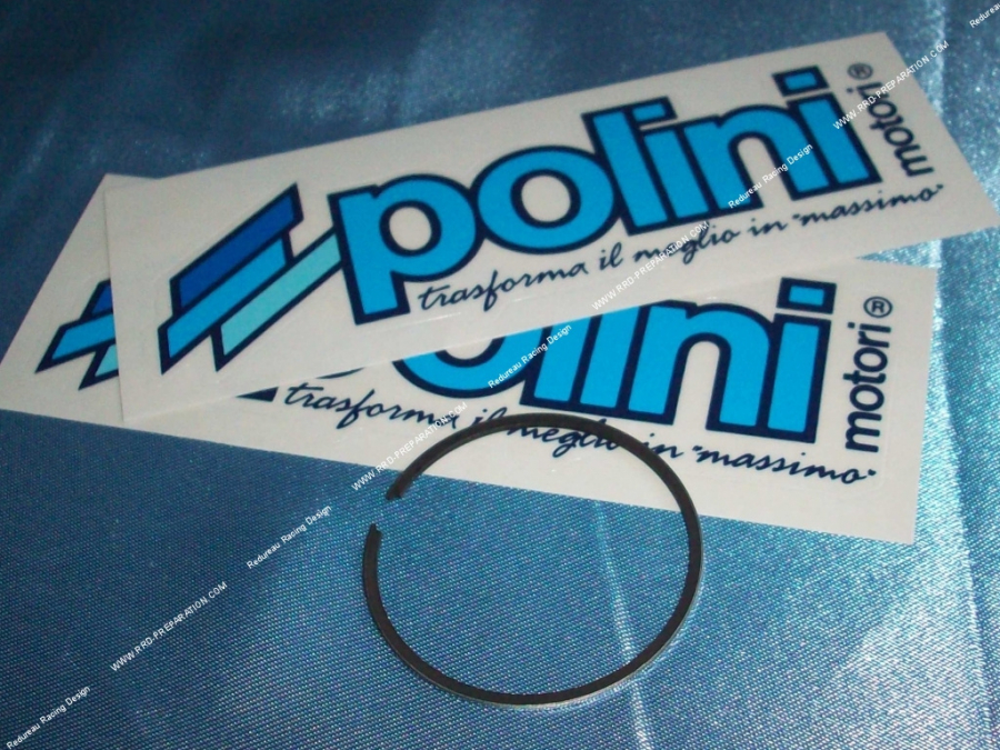 Segment POLINI Ø39X1mm chrome for kit 50cc G1 & G2 (true adaptable on replica) air and liquid on MBK 51 / motobecane av1