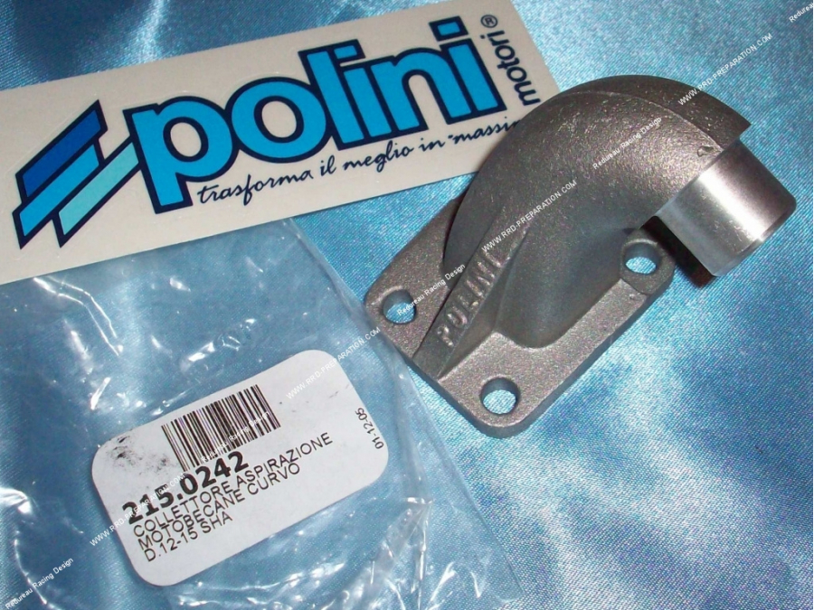 POLINI elbow pipe Ø15 by 19mm SHA for MBK 51 / motobecane av10