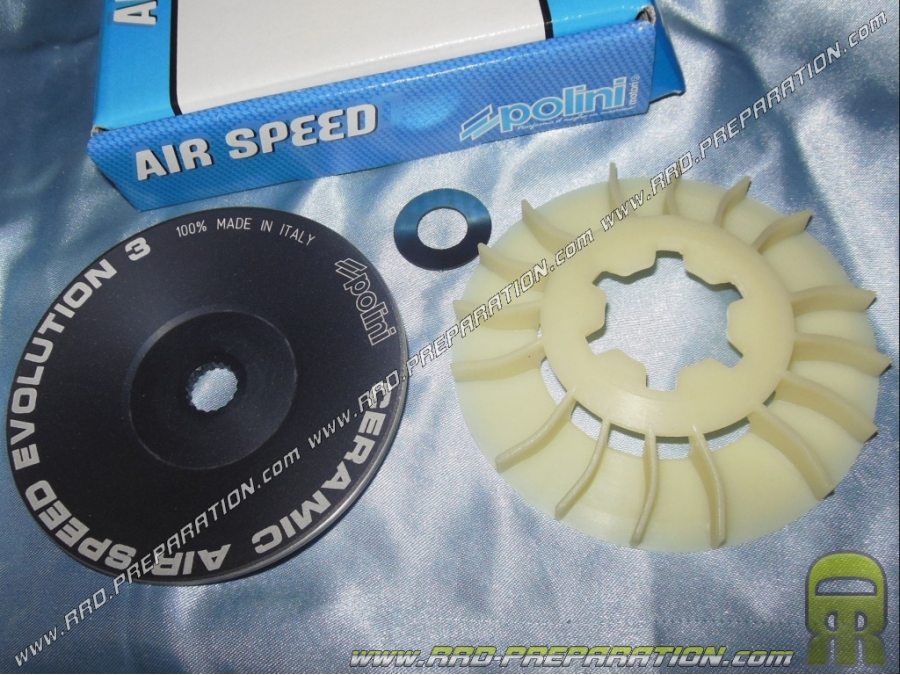Fast pulley/plays fixes ventilated POLINI SPEED EVOLUTION 3 out of ceramics minarelli (booster rocket, bw' S, nitro, ovetto…)
