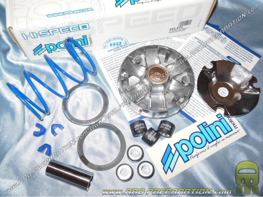 Variator POLINI HI-SPEED (variator, rollers, arise,…) for PIAGGIO (Typhoon, NRG…)