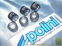 Set of 6 rollers POLINI in Ø19X15,5mm grammage with the choices