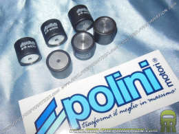 Set of 6 rollers POLINI in Ø19X17mm grammage with the choices