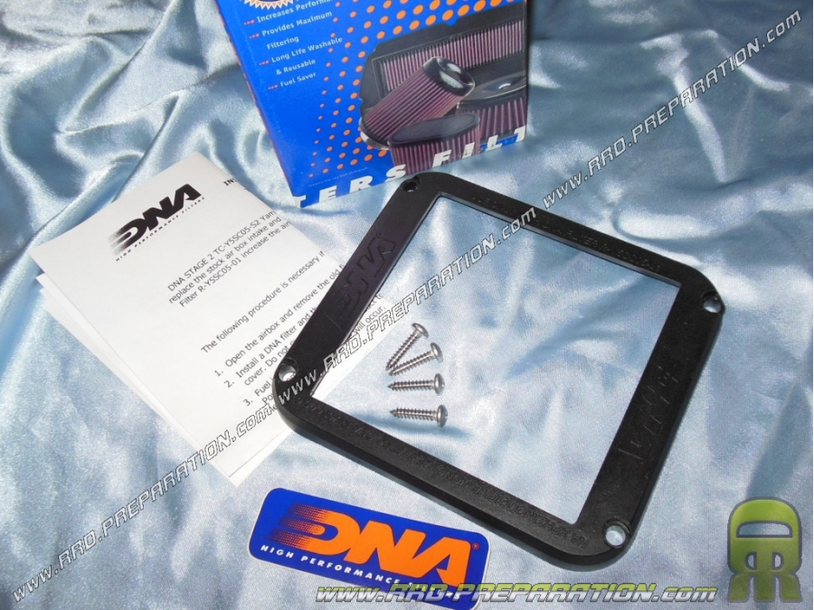 Fixing of air filter DNA RACING training course 2 for maximum-scooter YAMAHA TMAX 500cc before 2008