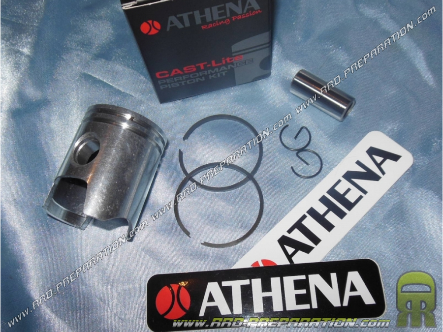 Pistón Ø39mm bisegmento ATHENA para kit 50cc ATHENA air en MBK 51 / motobecane av10