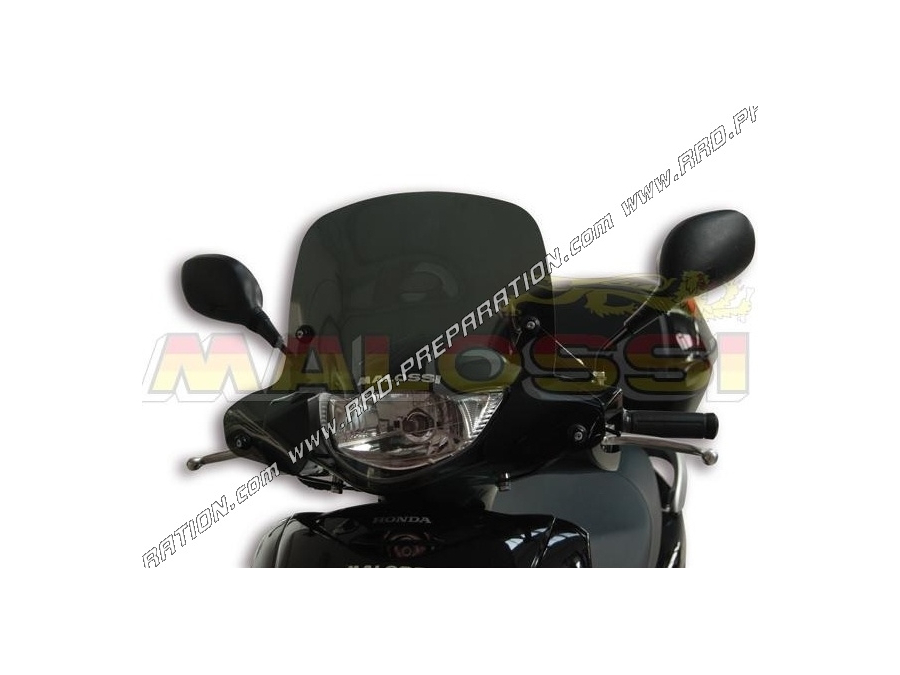 Bulle protectrice MALOSSI MHR pour maxi-scooter HONDA SH I 125 / 150cc avant 2008