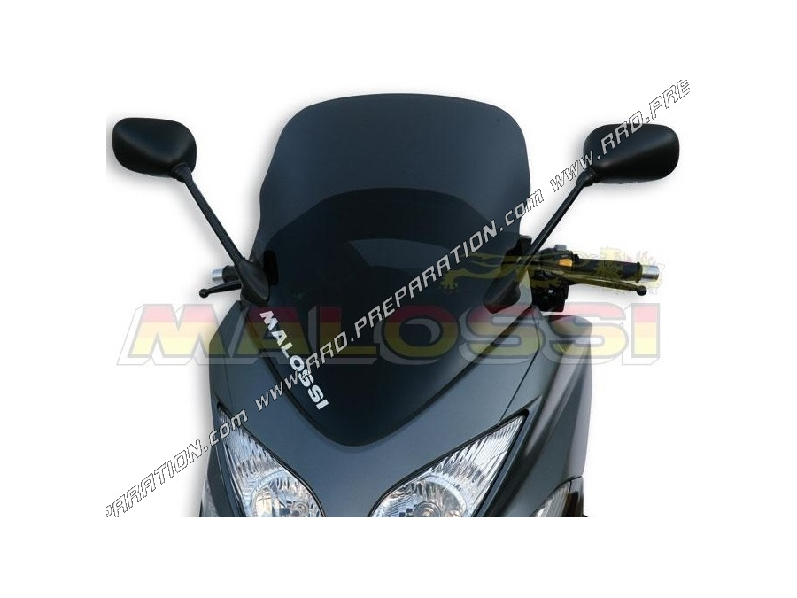 Cúpula protectora MALOSSI MHR para maxi-scooter YAMAHA T-MAX 500 (modelo grande)