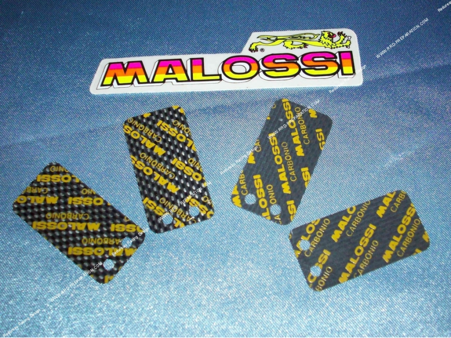 4 lamelles (0,30 + 0,35mm) CARBONE MALOSSI pour MBK 51 / motobecane av10