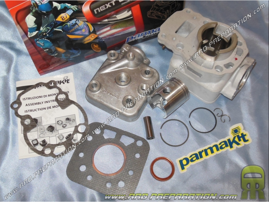 Kit 50cc Ø41mm with cylinder head PARMAKIT aluminium for motor bike SUZUKI 50cc RMX and SMX