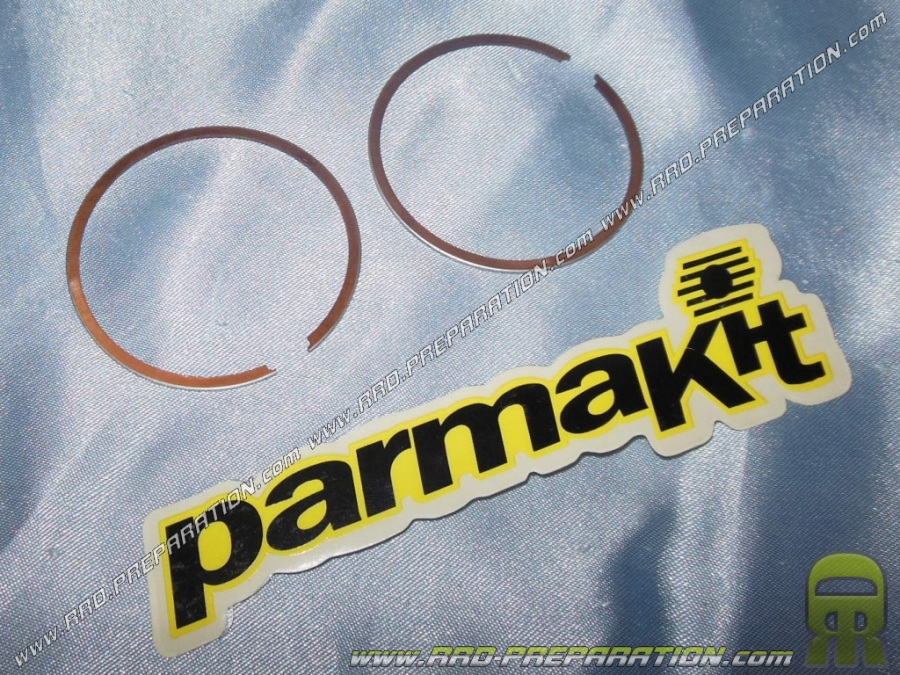 Jeu de 2 segments PARMAKIT Ø47mm pour kit 70cc PARMAKIT fonte pour moto SUZUKI 50cc RMX et SMX