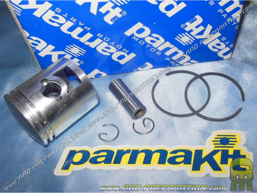 Piston bi-segment Ø 40mm pour kit 50cc PARMAKIT T3 Peugeot 103 / fox / Honda wallaroo