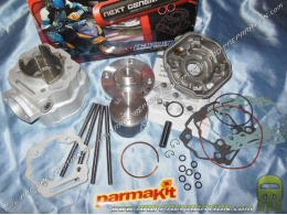 Kit 110cc PARMAKIT racing cylinder head has stud aluminium Ø55mm (special race 46mm rod 90mm) DERBI euro 3