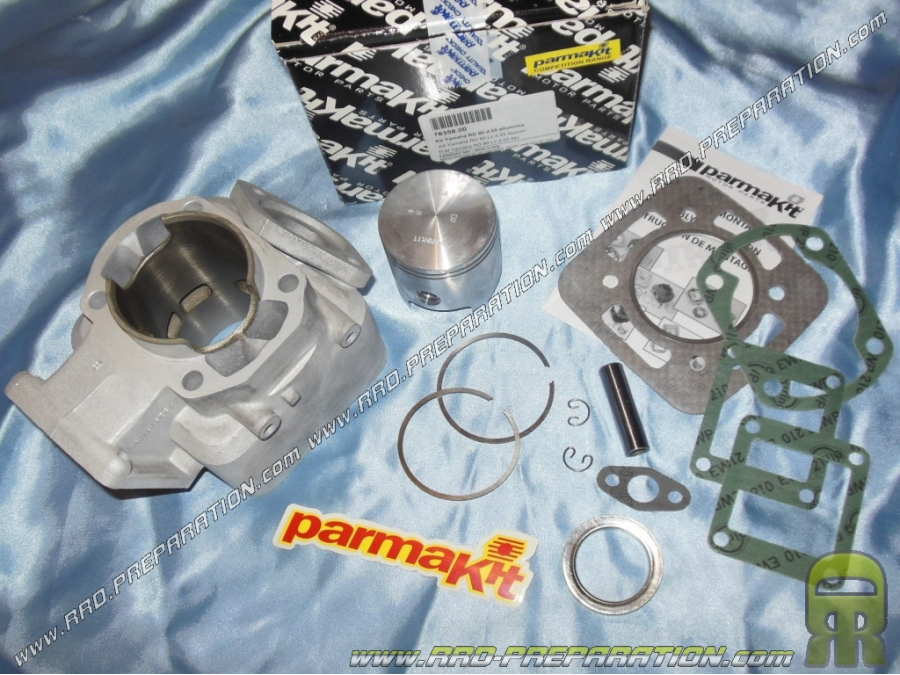 Kit 100cc Ø55mm PARMAKIT aluminio para moto YAMAHA DT, TZR, RD y YSR 80cc LC refrigeración líquida