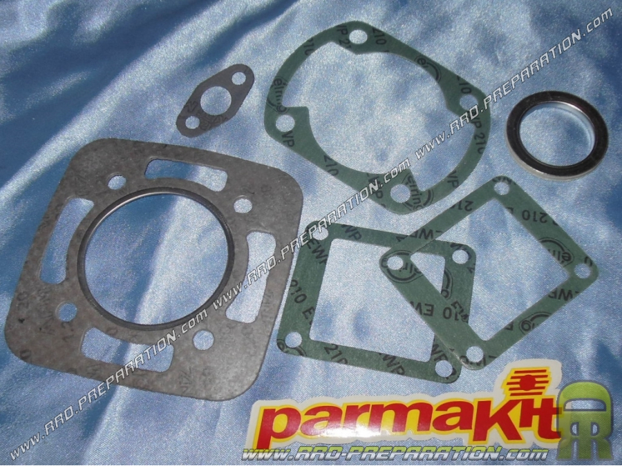 Paquete de juntas para kit de aluminio PARMAKIT 100cc en refrigeración líquida YAMAHA DT, TZR, RD y YSR 80cc LC