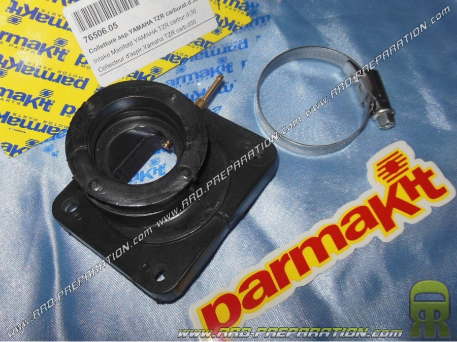 Pipe d'admission PARMAKIT Ø25 X 35mm pour moto 50 / 80 YAMAHA DT, TZR... refroidissement liquide