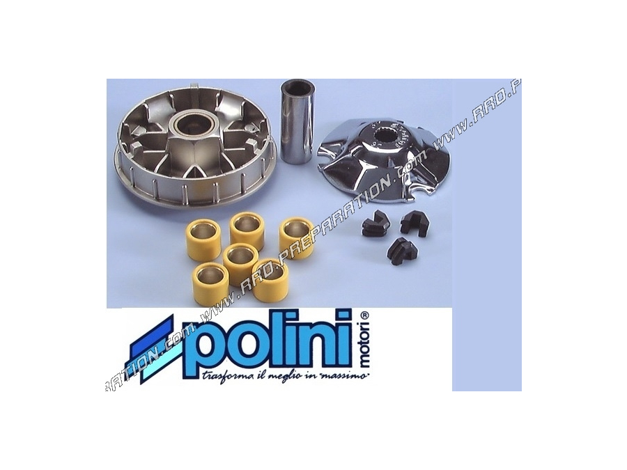 Variator POLINI SPEED CONTROL (variator and rollers) for scooter PIAGGIO , GILERA 50cc (Runner, Stalker, NRG, Typhoon...)