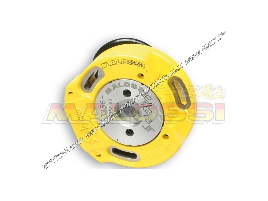 Rotor + stator de rechange pour allumage MALOSSI MHR SELETTRA jaune scooter PIAGGIO / GILERA air et liquide