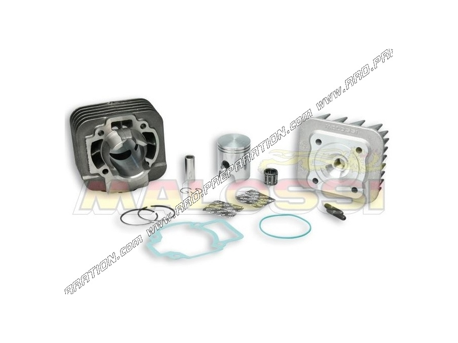 Kit 50cc Ø40mm with cylinder head MALOSSI cast iron PIAGGIO/GILERA Air (Typhoon, NRG…)