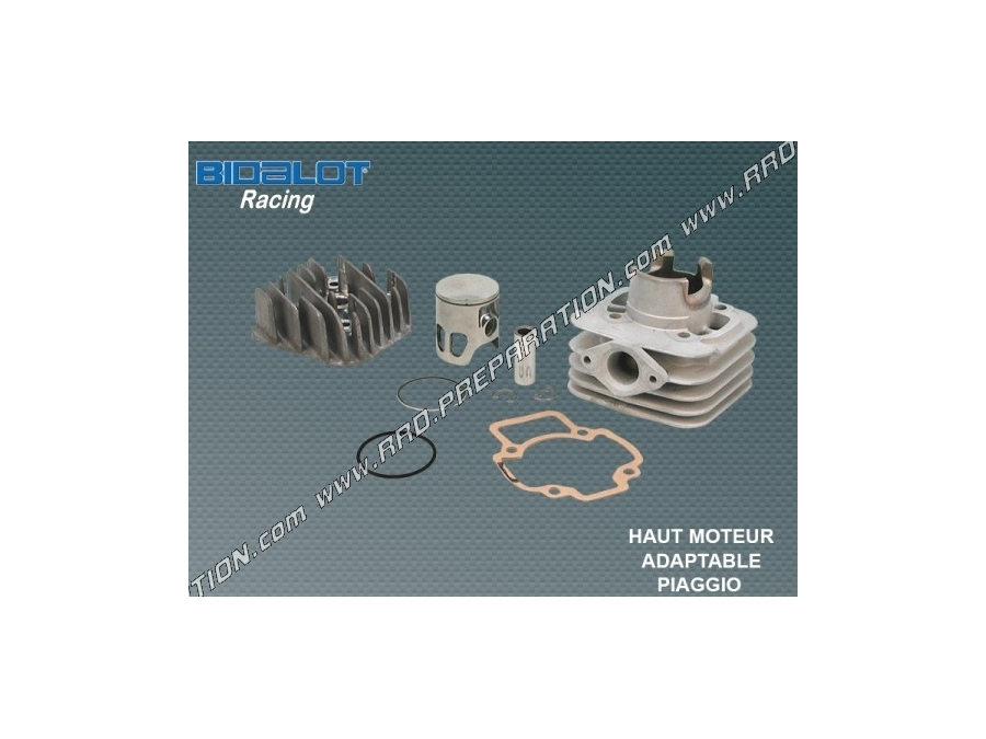 Kit 50cc Ø40mm with cylinder head BIDALOT Racing aluminium PIAGGIO/GILERA Air (Typhoon, NRG…)